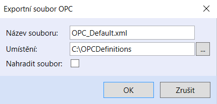OPC adresář