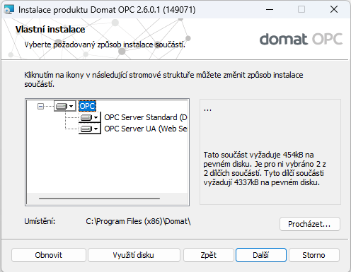 OPC install